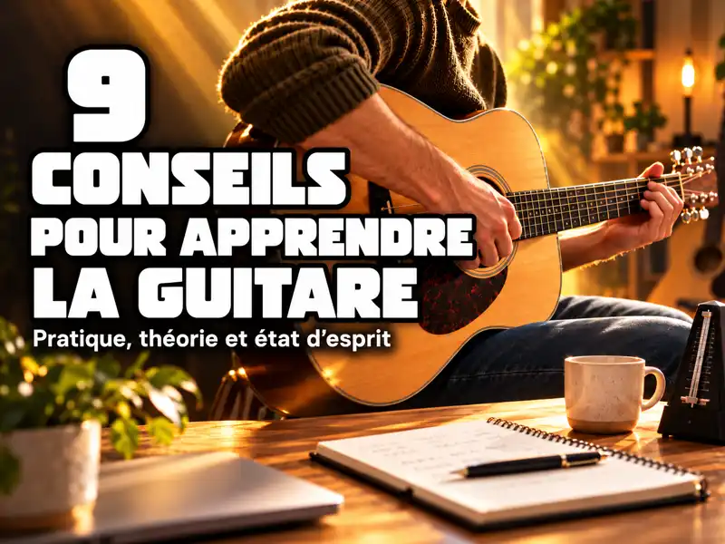 9 conseils pour apprendre la guitare - ArtMonie Studio